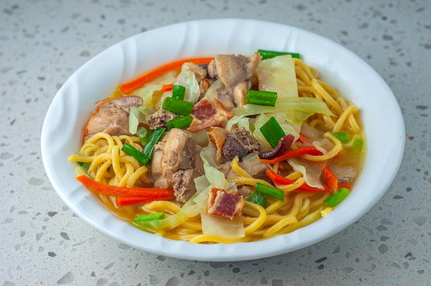 Pinoy Chicken Noodle Soup