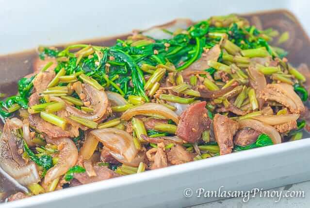 Pork and Water Spinach Guisado Recipe