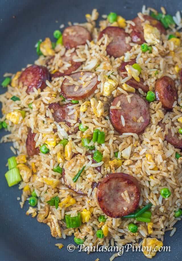 Kielbasa and Shrimp Fried Rice