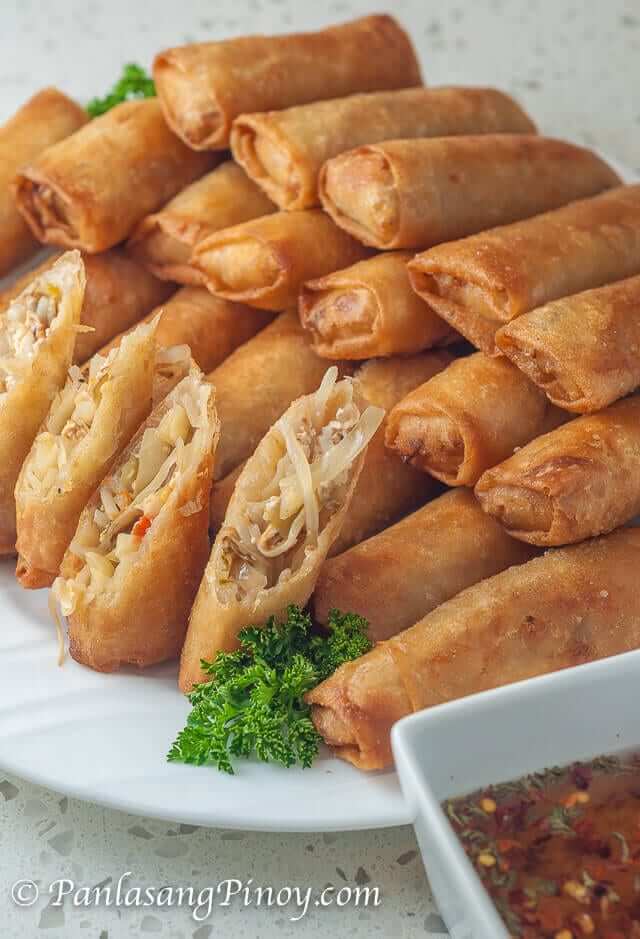 Lumpiang Gulay (Vegetable Egg Roll Recipe) Panlasang Pinoy