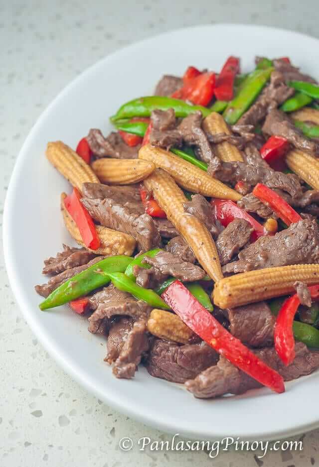 Beef and Baby Corn Stir Fry