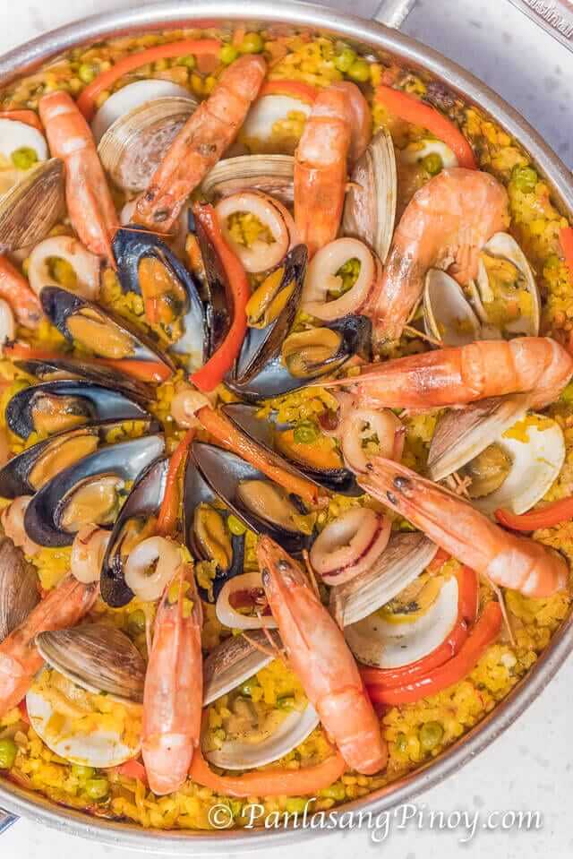 Seafood Paella Recipe