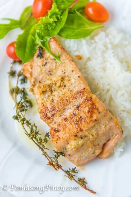 Lemon Garlic Butter Salmon Recipe Panlasang Pinoy