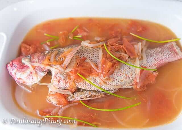 kinamatisang isda recipe 