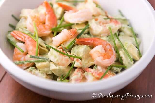 shrimp avocado salad 