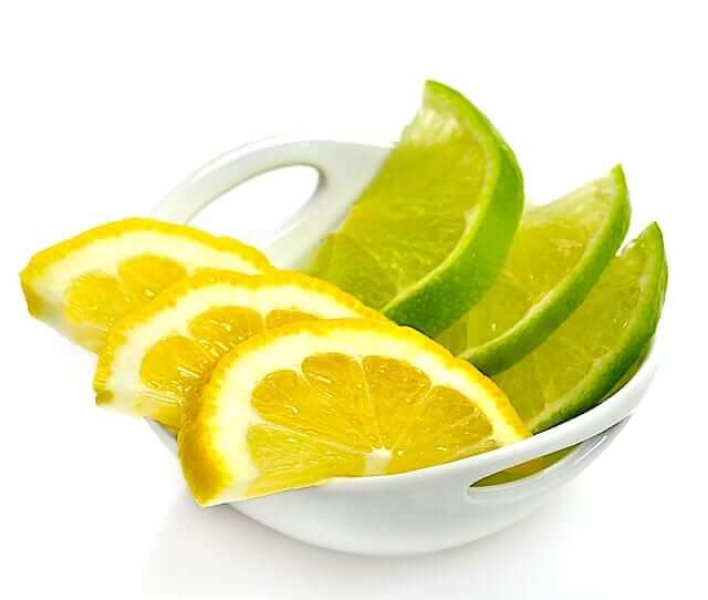 lemon and lime slices - uric acid foods