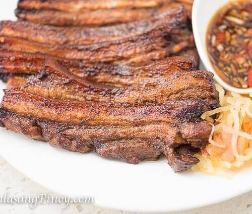 How To Grill Liempo In The Oven Panlasang Pinoy