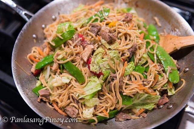 how to cook pancit canton recipe