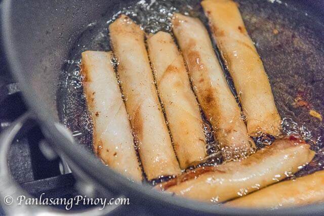 How to Fry Lumpia