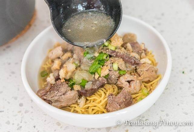 batchoy noodle soup with hot broth