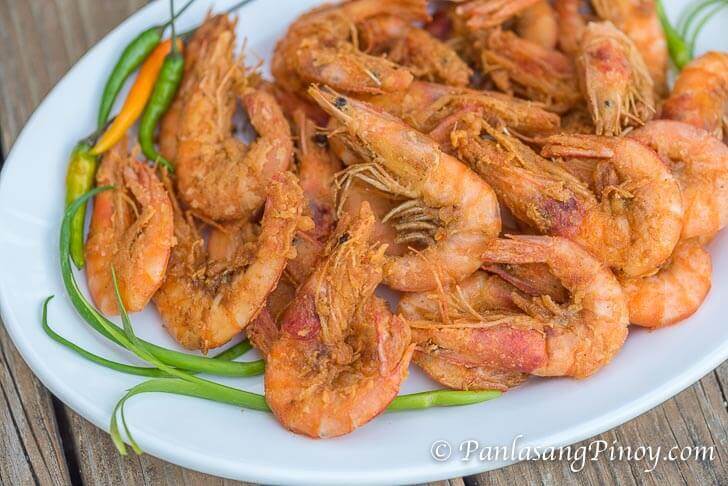 Fried Shrimp with Wine Nilasing na Hipon Recipe