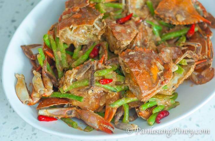 Chili Crab with Snake Beans Recipe