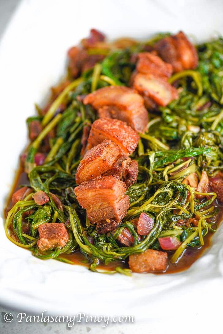 Apan apan Adobong Kangkong Recipe with Tulapho