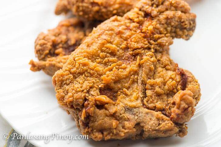 Receta de chuletas de cerdo empanadas fritas