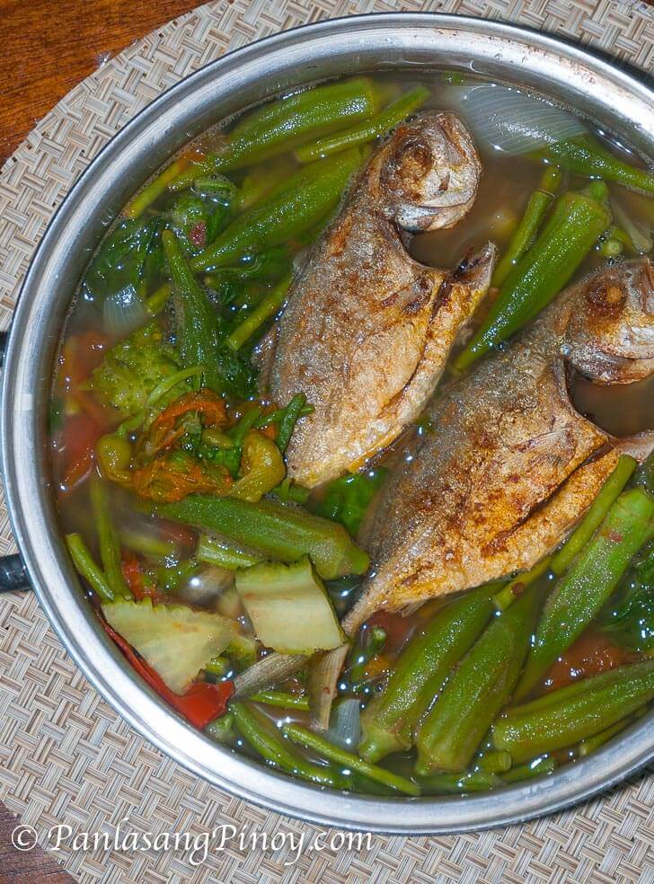 Dinengdeng Mixed Vegetables with Fried Fish Recipe
