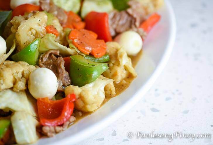 Chopsuey Stir Fry - Panlasang Pinoy