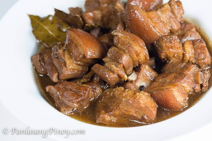 Basic Pork Belly Adobo 