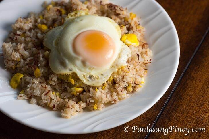 corned beef fried rice with egg - rise and shine