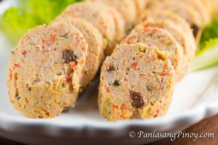 Pork Embutido (Steamed Filipino Meatloaf) - Panlasang Pinoy