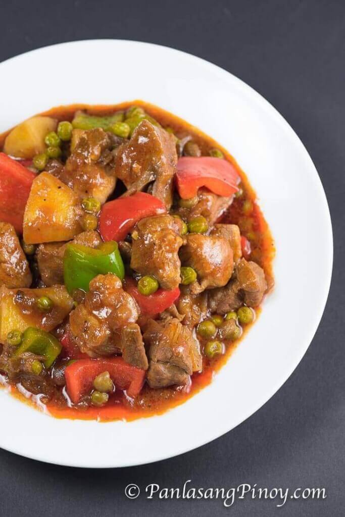 Pork Mechado Recipe - Panlasang Pinoy