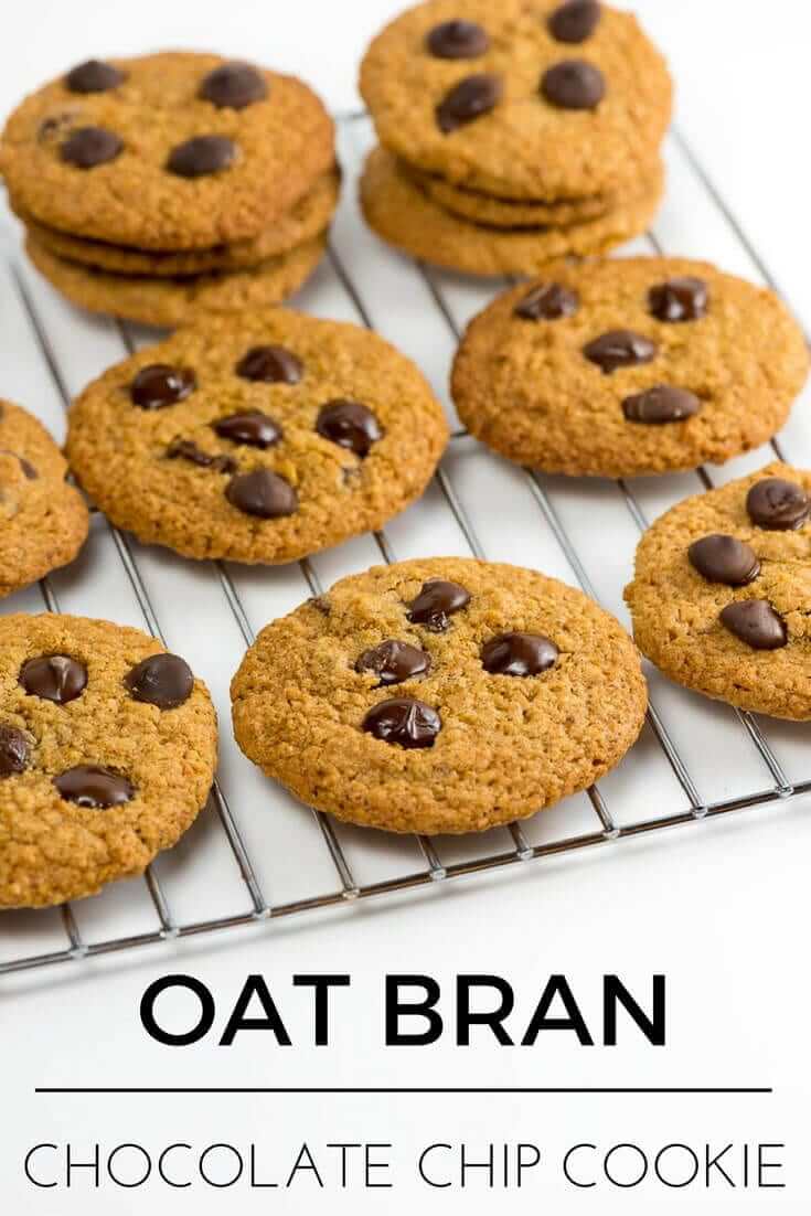 Oat Bran Chocolate Chip Cookie
