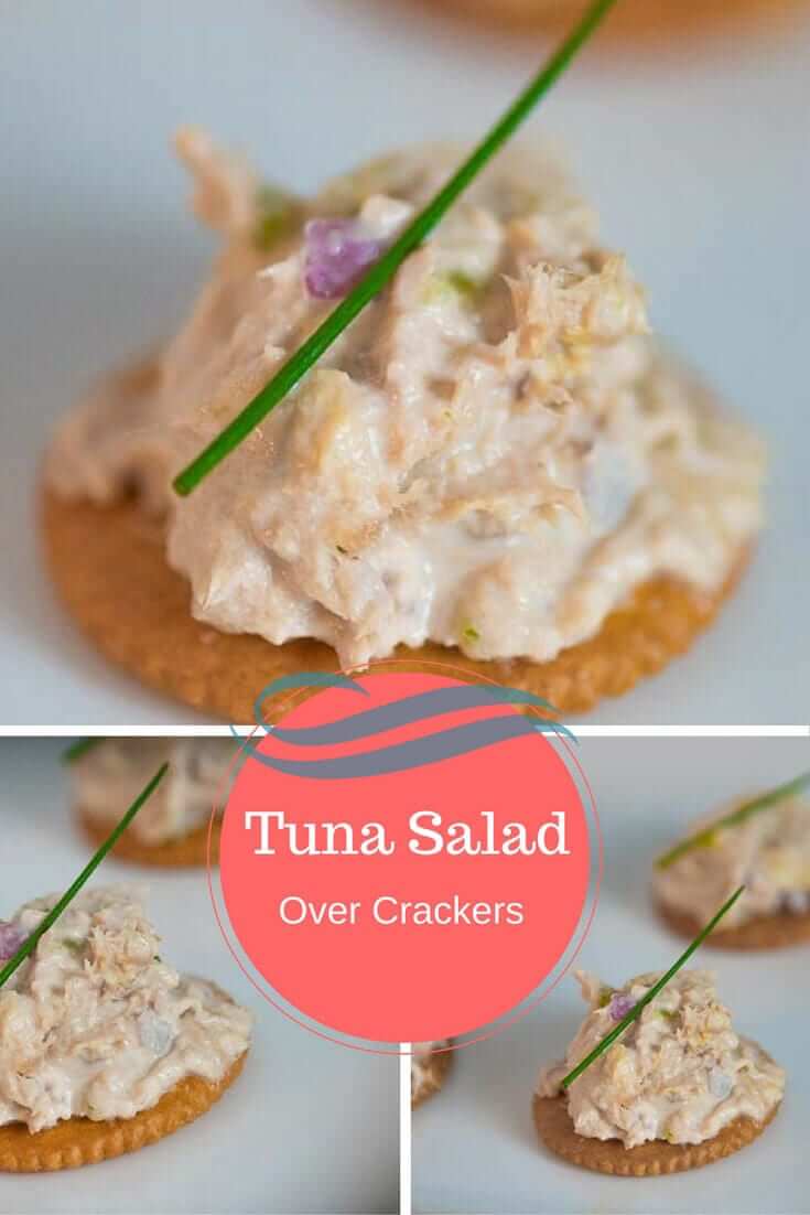 Tuna Salad Over Crackers - Panlasang Pinoy