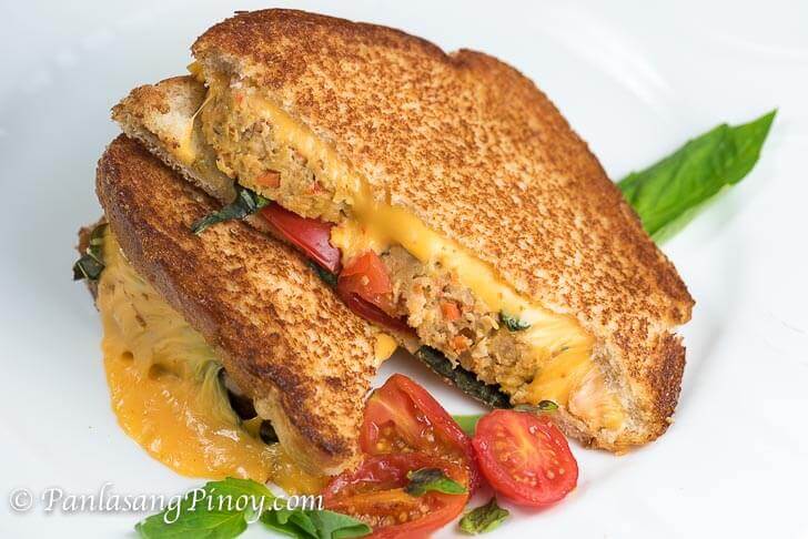 Embutido Meatloaf Grilled Cheese Sandwich
