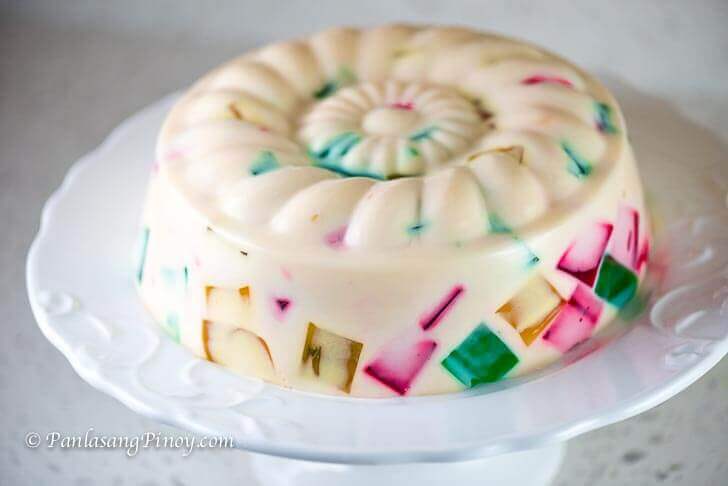 Fruit Jelly cake Recipe | Jelly fruit cake Recipe - Yummy Tales Of Tummy