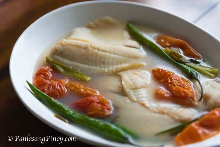 Poached Tilapia in Sour Broth