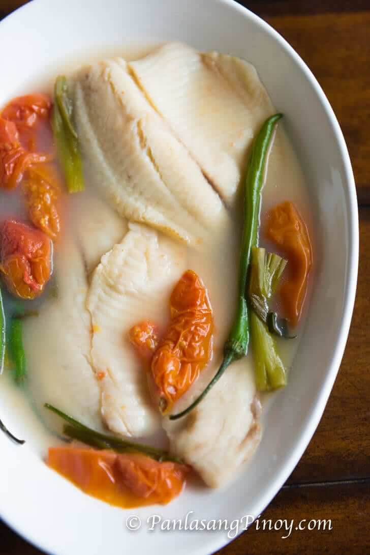 Poached Tilapia in Sour Broth Recipe