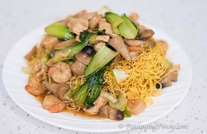 Fried Noodles with Chicken and Shrimp