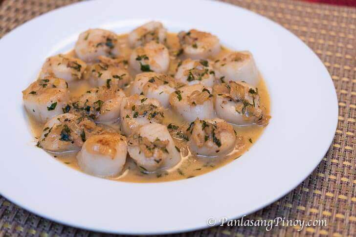 Seared Scallops in Herbed Butter Sauce Recipe