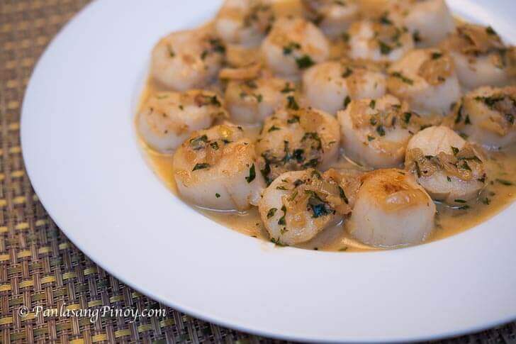 Seared Scallops in Herbed Butter Sauce Recipe Panlasang Pinoy