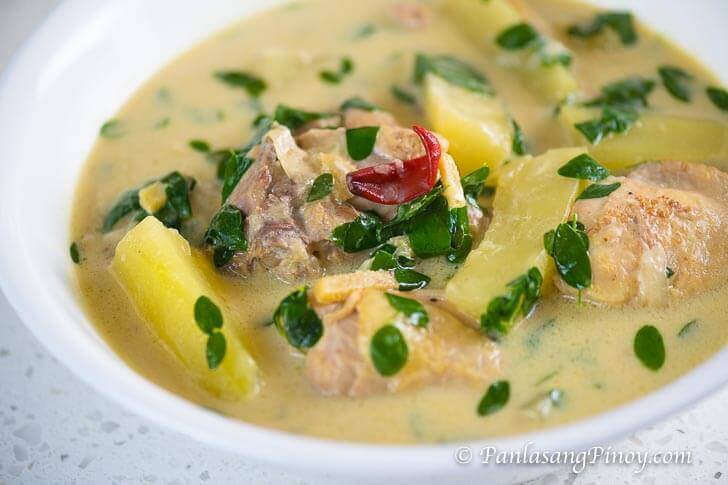 Tinolang Manok sa Gata Recipe