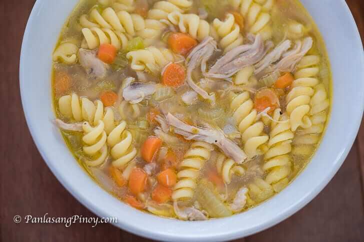 Simple Chicken Noodle Soup Recipe Panlasang Pinoy