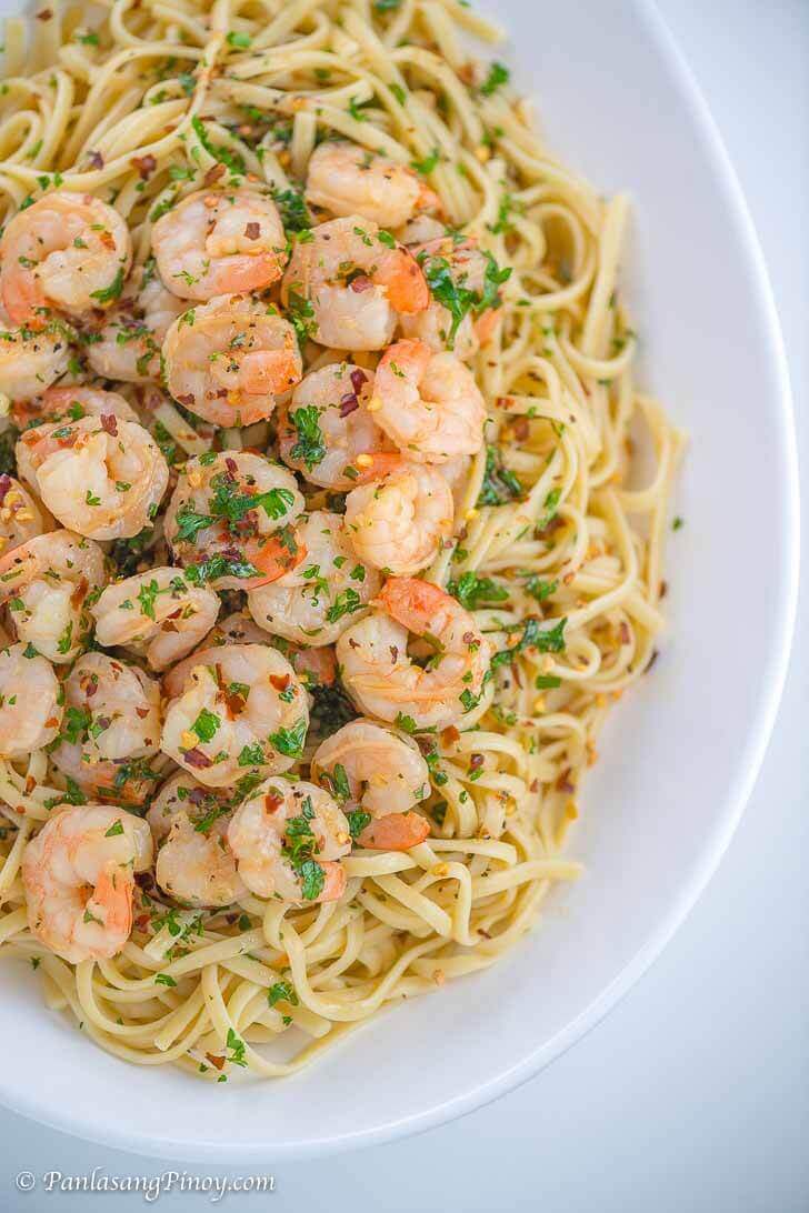 Panlasang Pinoy Shrimp Scampi Recipe