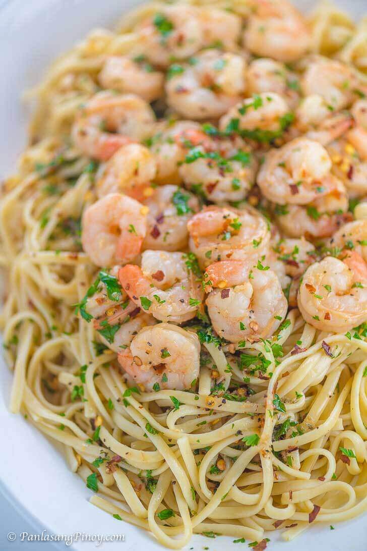 Panlasang Pinoy Shrimp Scampi