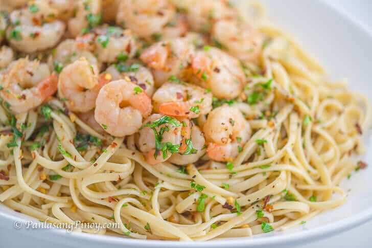 How to Make Shrimp Scampi - Panlasang Pinoy