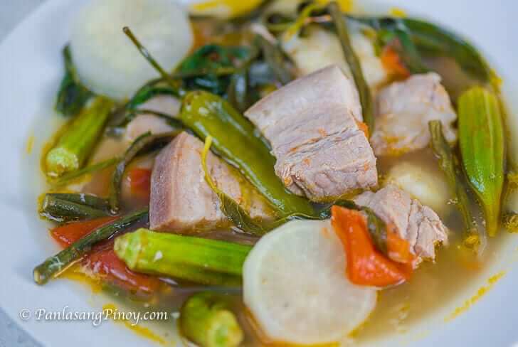 filipino food sinigang