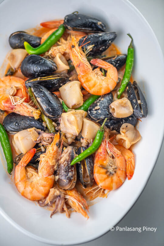 Seafood Bicol Express - Panlasang Pinoy