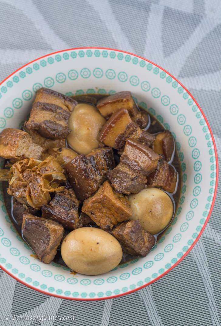 Braised Pork Belly in Soy Sauce Recipe Panlasang Pinoy - Tau Yew Bak