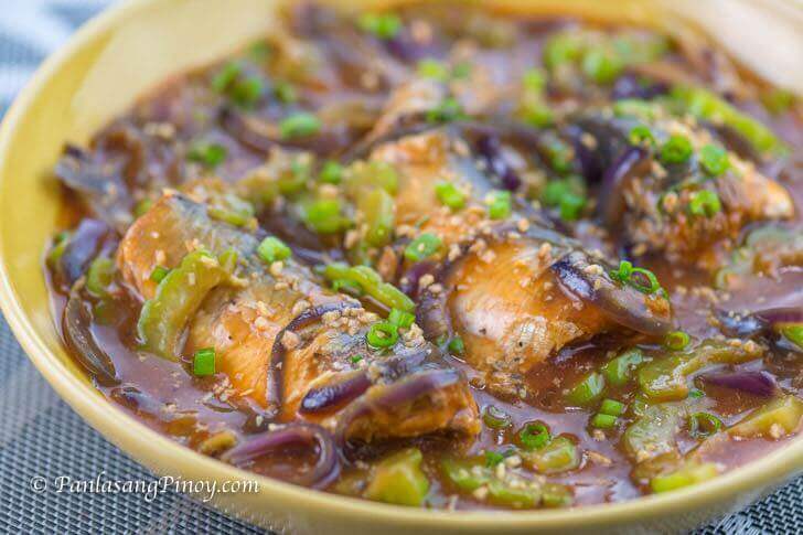 Ginisang Sardinas with Ampalaya (Sautéed Sardines with 