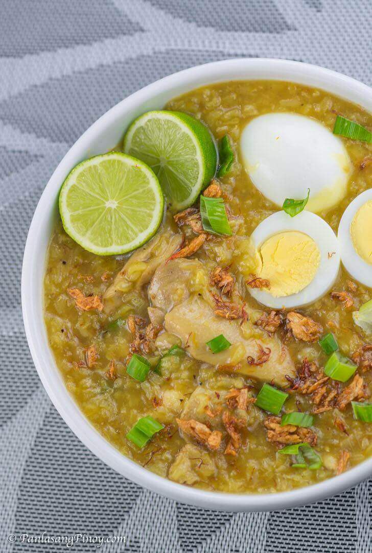 Chicken Arroz Caldo Recipe - Panlasang Pinoy