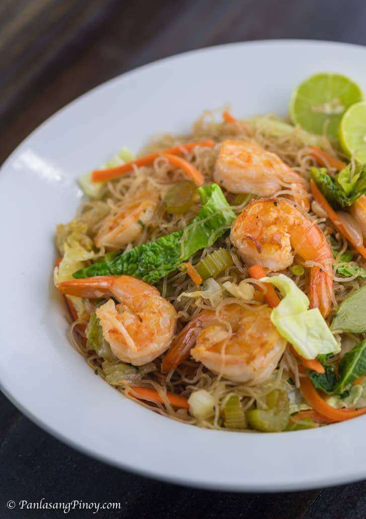 Shrimp Pancit Bihon Recipe
