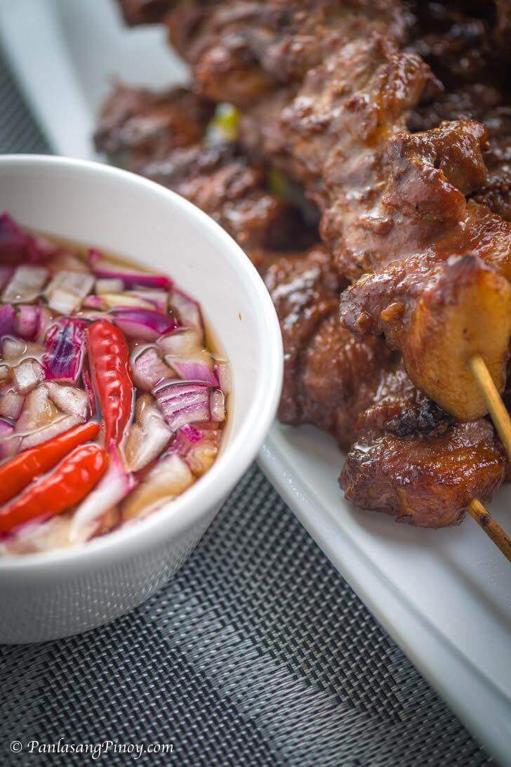 Filipino Style Pork BBQ with Spicy Vinegar