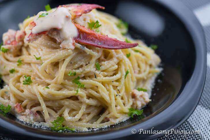 Lobster Pasta in Creamy Alfredo Sauce Recipe