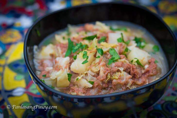 Corned Beef with Cabbage and Potato