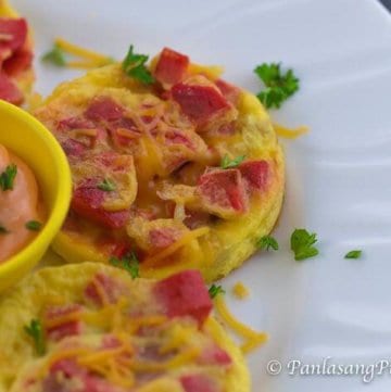 Ham and Hotdog Omelet with Cheese Recipe