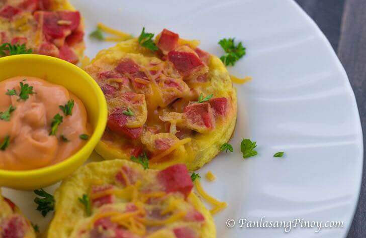 Ham and Hotdog Omelette with Cheese Recipe