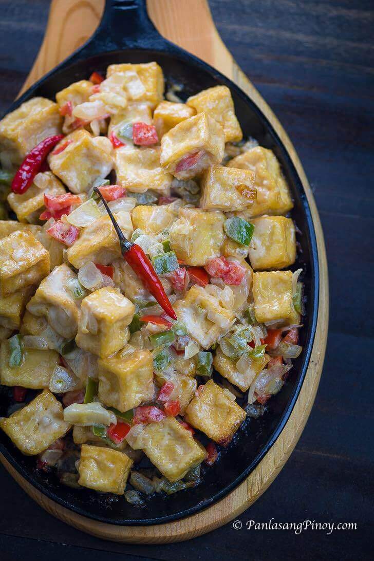 Sizzling Tofu Recipe Panlasang Pinoy.